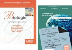 Pachet Admitere Medicina. Biologie. Anatomie si fiziologie umana si genetica 2025 si Manual de biologie pentru clasa a 11-a - Dan Cristescu si Stelica