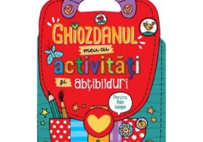Ghiozdanul meu cu activitati si abtibilduri pentru fete