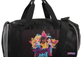 Geanta Sport LEGO Core Line, Design Friends Girls Rock cu Buzunar pentru Incaltaminte LG-20026-1914