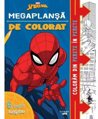 Marvel. Spider-Man. Megaplansa de colorat