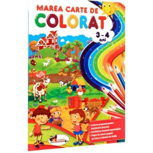 Marea Carte de Colorat. 3-4 ani