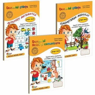 Pachet educational gradinita 3 carti, pentru grupa mica - Cristina Beldianu