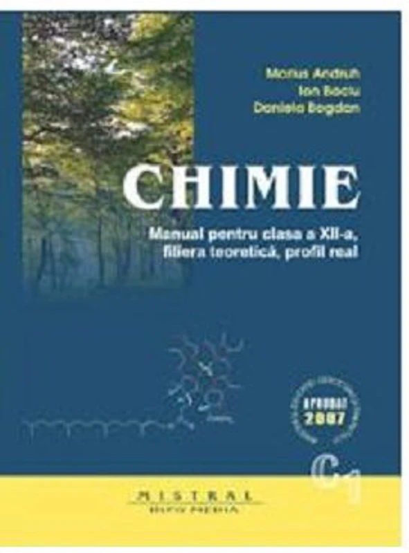 Manual Chimie C1 pentru clasa a 12-a