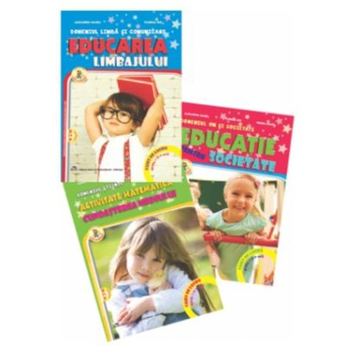 Set 3 Carti Gradinita nivel 3-4 ani - Alexandra Manea, Mircea Manea, Florina Ion