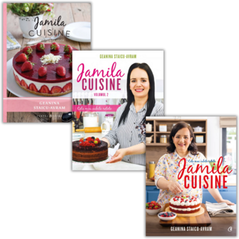 Pachet Jamila Cuisine, 3 volume - Geanina Staicu-Avram