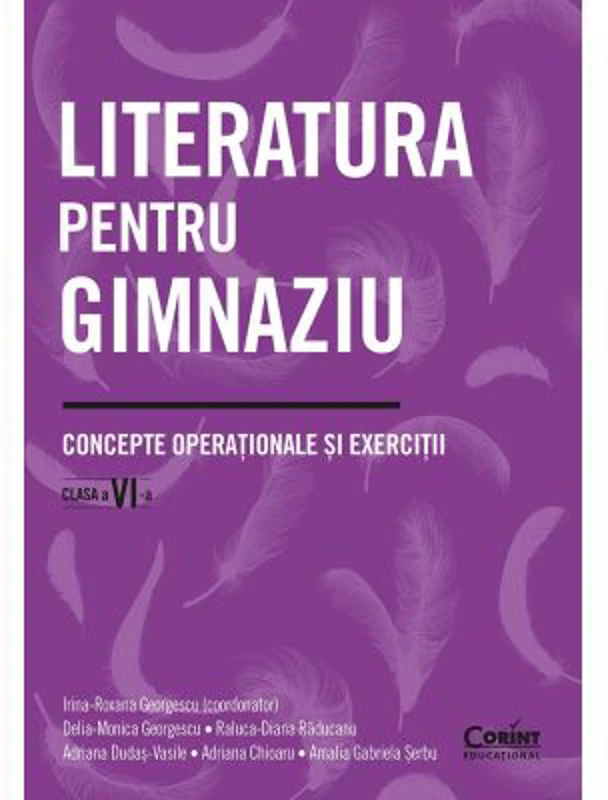 Literatura pentru gimnaziu. Concepte operationale si exercitii. Clasa a 6-a - Irina-Roxana Georgescu