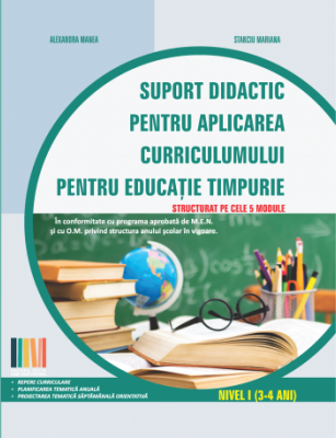 Suport didactic pentru aplicarea curriculumului pentru educatia timpurie. Nivel 1, 3-4 ani - Alexandra Manea