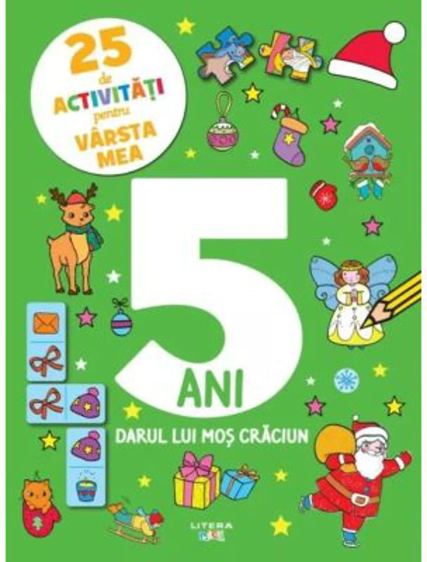 25 de activitati pentru varsta mea. 5 ani. Darul lui Mos Craciun