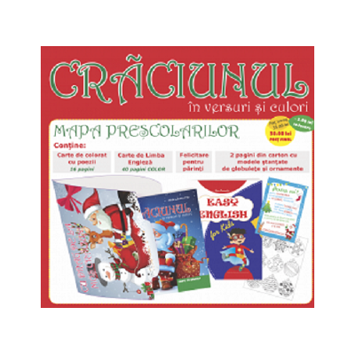 Craciunul in versuri si culori. Mapa prescolarului