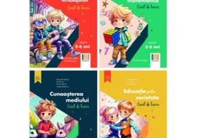 Set 4 Carti Gradinita nivel 5-6 ani