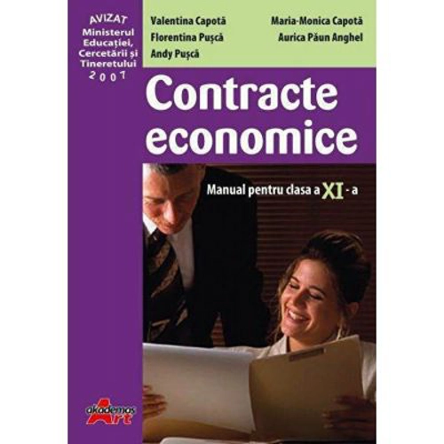 Contracte economice, manual pentru clasa a 11-a - Valentina Capota