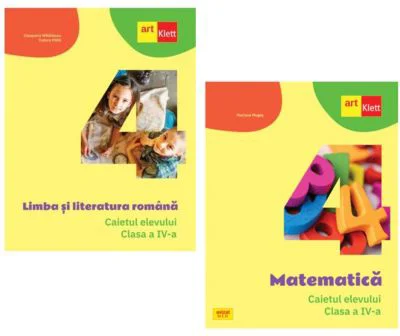 Pachet Caietul elevului clasa a 4-a. Limba si literatura romana si Matematica - Tudora Pitila, Mariana Mogos