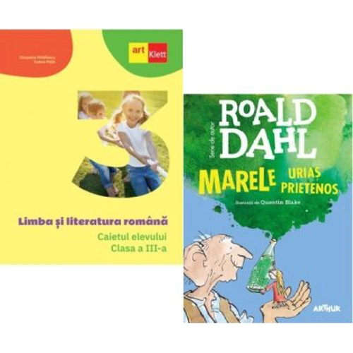 Pachet clasa a 3-a. Caietul elevului Limba si literatura romana, Marele Urias Prietenos