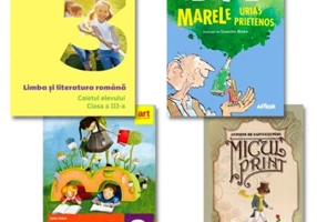 Pachetul scolarului clasa a 3-a Limba si limba romana. Caietul elevului, Marele Urias Prietenos, Micul print, In tara textelor frumoase