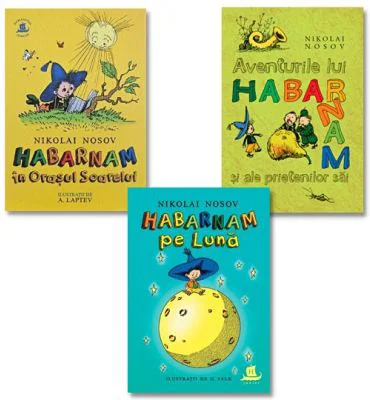 Pachet 3 volume Habarnam. Aventurile, In Orasul Soarelui, Pe Luna