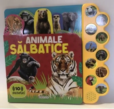 Animale salbatice. Carte cu sunete