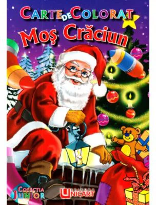 Mos Craciun. Carte de colorat (Format B5)