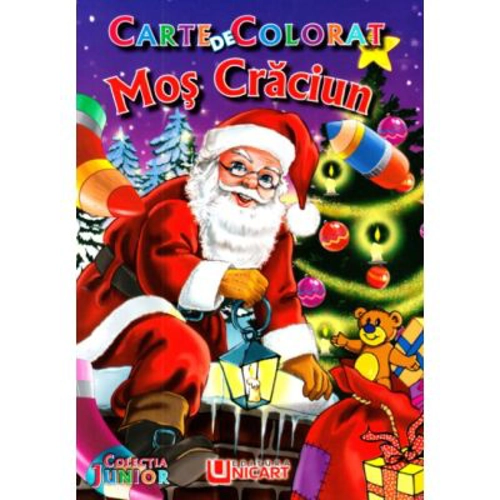 Mos Craciun. Carte de colorat (Format B5)