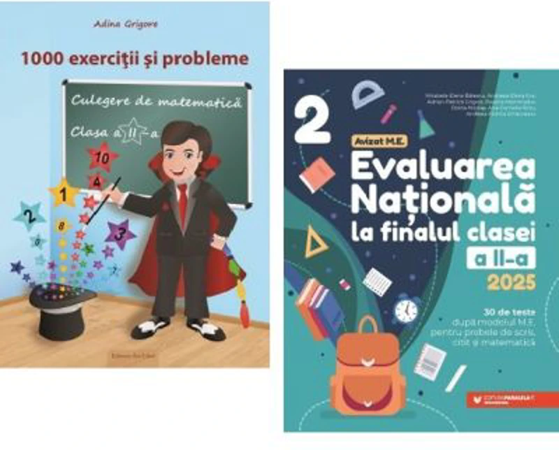 Pachet Evaluarea Nationala. Matematica exercitii si probleme clasa a 2-a - Adina Grigore, Mirabela Elena Baleanu