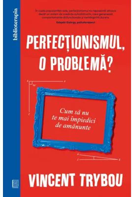 Perfectionismul, o problema? Cum sa nu te mai impiedici de amanunte - Vincent Trybou