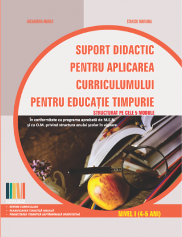 Suport didactic pentru aplicarea curriculumului pentru educatie timpurie. Nivel 1, 4-5 ani