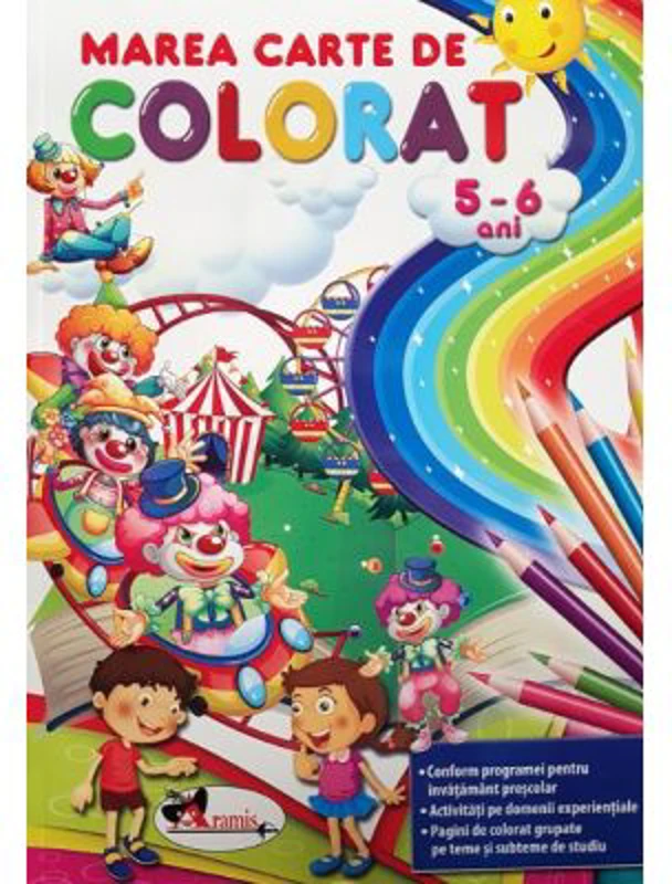 Marea carte de colorat 5-6 ani