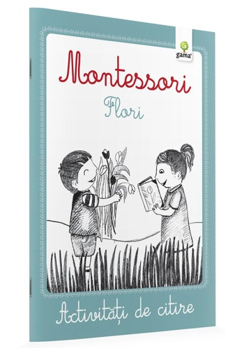 Activitati de citire Montessori. Flori