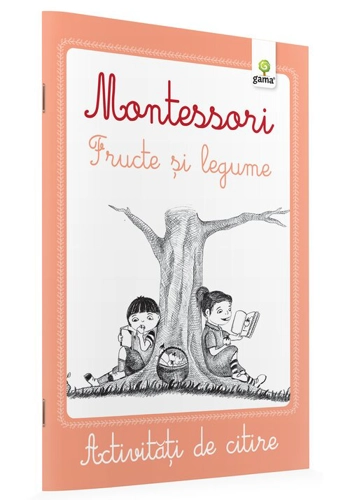 Activitati de citire Montessori. Legume si fructe