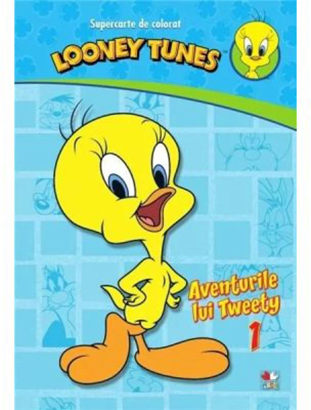 Looney Tunes. Aventurile lui Tweety, volumul 1. Supercarte de colorat