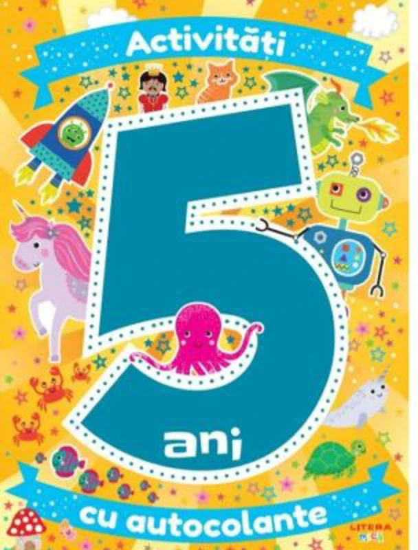 Activitati cu autocolante la 5 ani