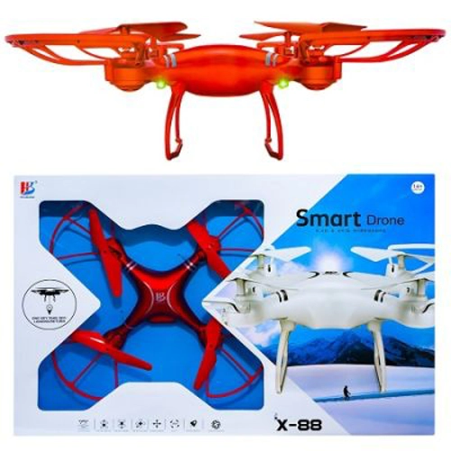 Drona Radiocomanda cu leduri, 27x27x4. 5 cm