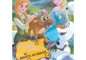 Regatul de gheata. Un pui de ren simpatic. Povesti si jocuri