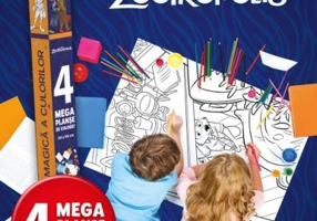 Zootropolis. Lumea magica a culorilor. 4 megaplanse de colorat