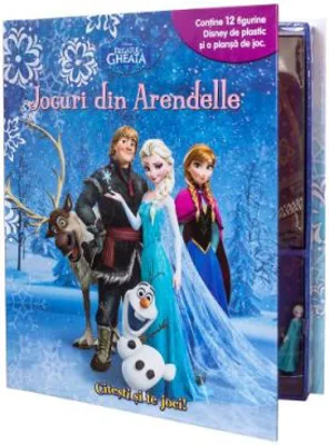 Regatul de gheata. Jocuri din Arendelle. Citesti si te joci (contine 12 figurine)