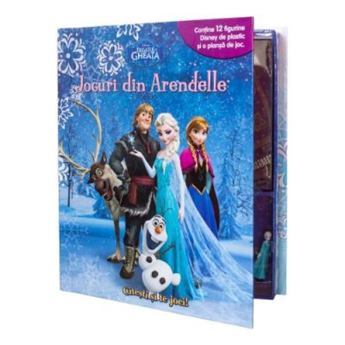 Regatul de gheata. Jocuri din Arendelle. Citesti si te joci (contine 12 figurine)