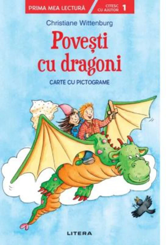 Povesti cu dragoni. Carte cu pictograme. Citesc cu ajutor (Nivelul 1)