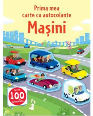 Masini. Prima mea carte cu autocolante