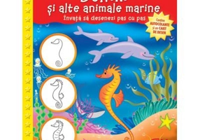 Delfini si alte animale marine. Cum sa desenez