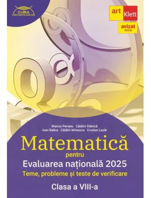 Evaluarea nationala 2024 Matematica. Clasa 8 Clubul matematicienilor