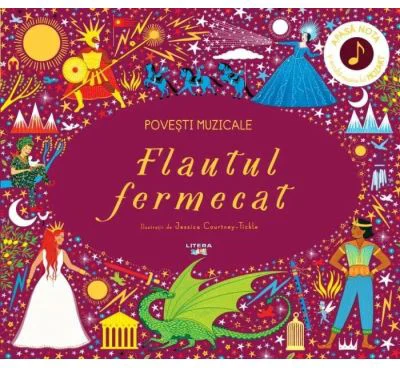 Povesti muzicale. Flautul fermecat. Carte cu sunete