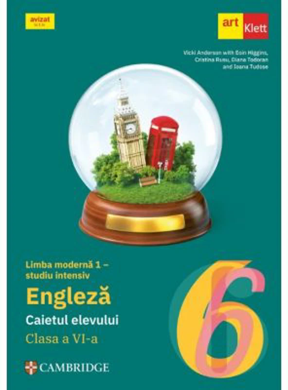 Limba Engleza. Caietul elevului clasa a 6-a. Limba moderna 1 - studiu intensiv (WORKBOOK - Eyes Open 2) - Vicki Anderson with Eoin Higgins
