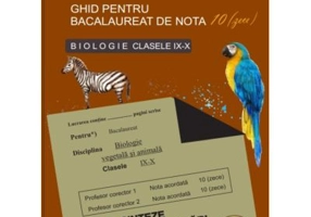 Bacalaureat Biologie 2025 clasele 9-10. Sinteze teste si rezolvari. Ghid pentru bacalaureat de nota 10 - Stelica Ene