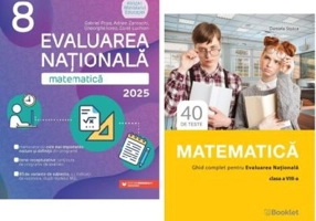 Pachet Evaluarea Nationala. Matematica, ghid complet si teste clasa a 8-a - Daniela Stoica, Gabriel Popa