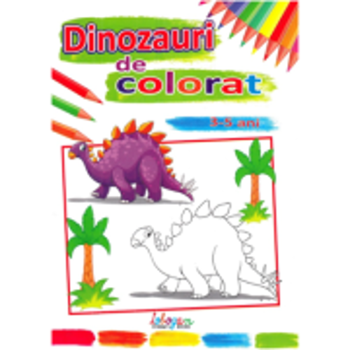 Dinozauri de colorat