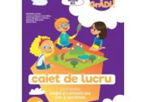 Hai la gradi! Limba si comunicare - Om si societate. Caiet de lucru. 4-5 ani - Madalina Radu