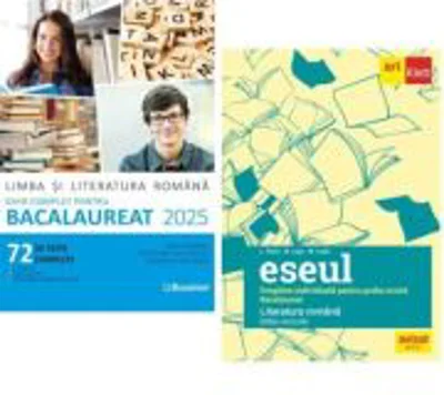 Pachet complet Bacalaureat. Limba si literatura romana: 72 teste complete si Eseul - Mimi Gramnea si Liliana Paicu