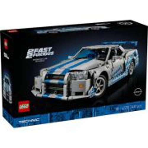 LEGO Technic. Masina Nissan Skyline GT-R (R34) din Mai furios, mai iute 42210, 1410 piese