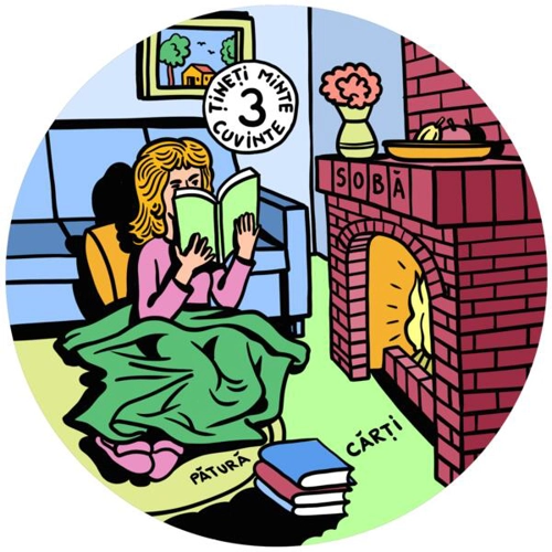 Coaster- Pătură, sobă, cărți - Hardcover - ***