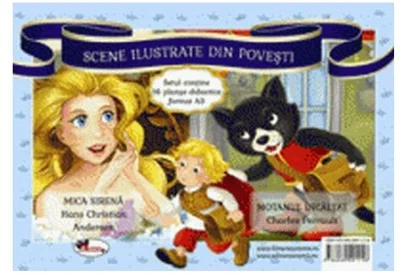 Scene ilustrate din povești. Mica Sirenă / Motanul încălțat (planșe) - Paperback - James Orchard Halliwell-Phillipps - Aramis
