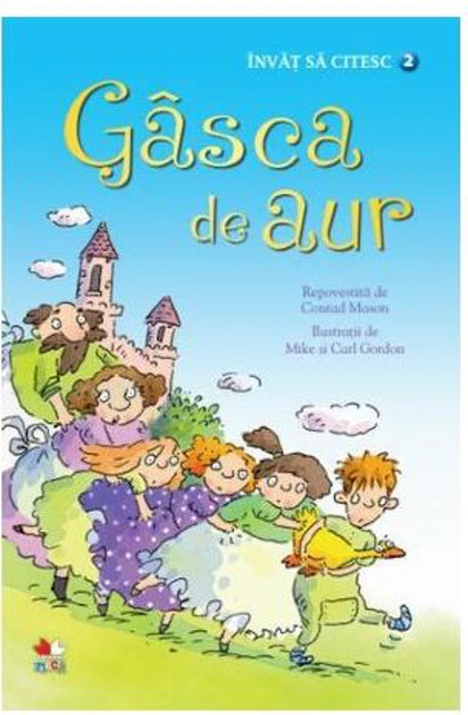 Învăț să citesc. Gâsca de aur (nivelul 2) - Hardcover - *** - Litera mică